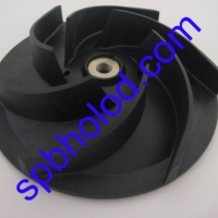 Крыльчатка ø 124mm H 34 / 16мм резьба M8R лезвия 6