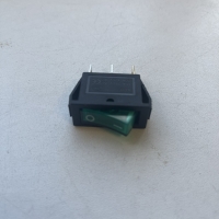 Переключатель: СS-789 зеленый 3-х конт узкий KCD3