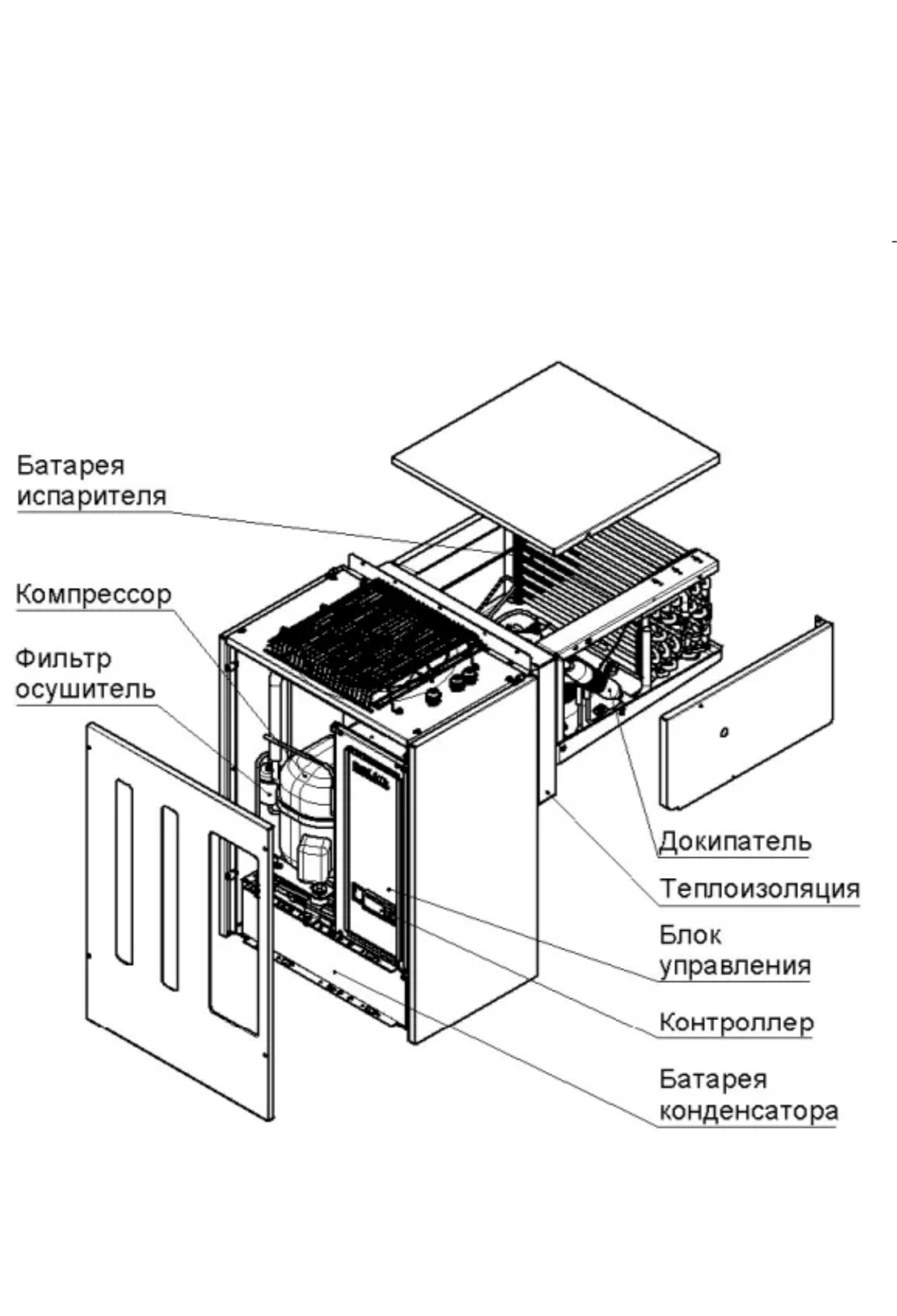 Испаритель на стол Полаир POLAIR (2903077d) — изображение 6